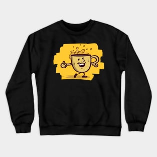 Happy coffee mug Crewneck Sweatshirt